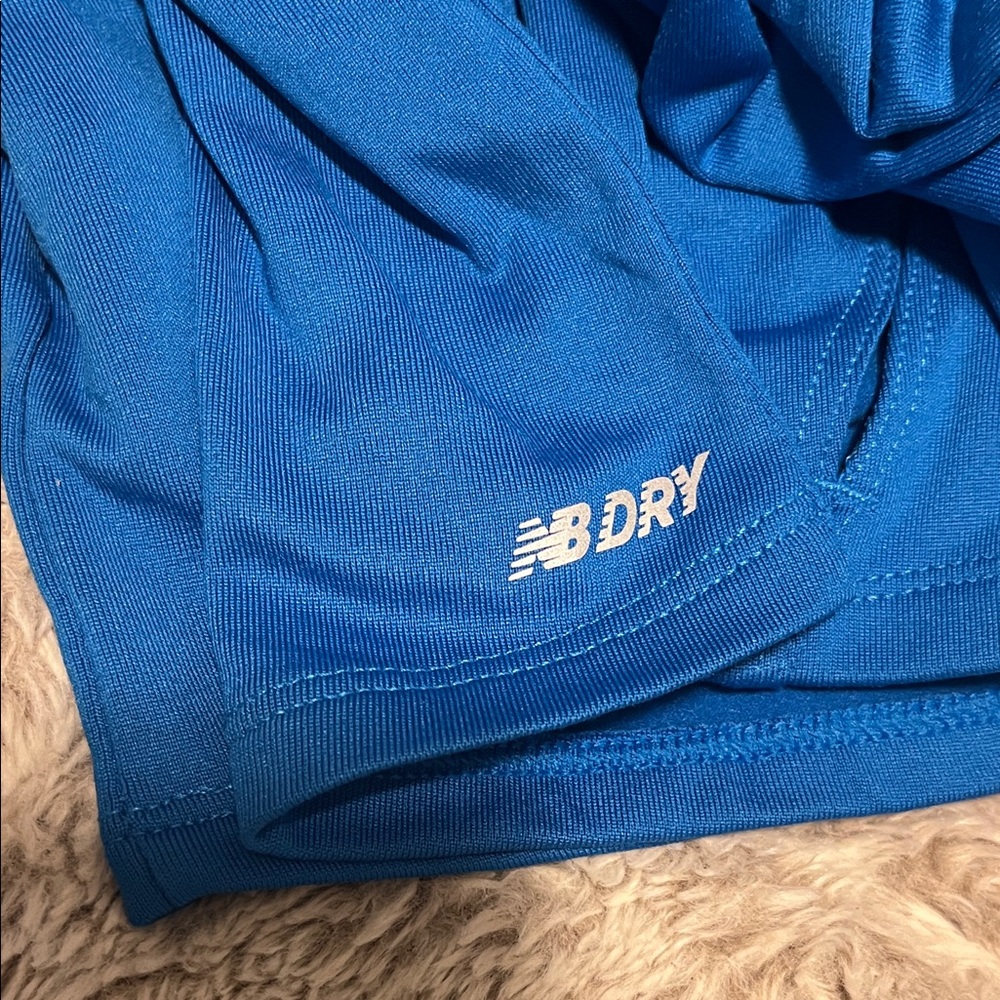 New Balance Men's Performance Blue Jacket Athletic Sporty Blokecore Fitness - Picture 8 of 8